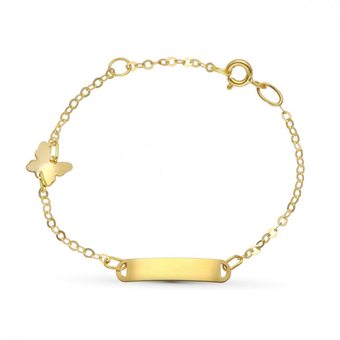 Esclava BEBE mariposa 14cm | Joyería Gimeno | Tu joyería de confianza en Valencia