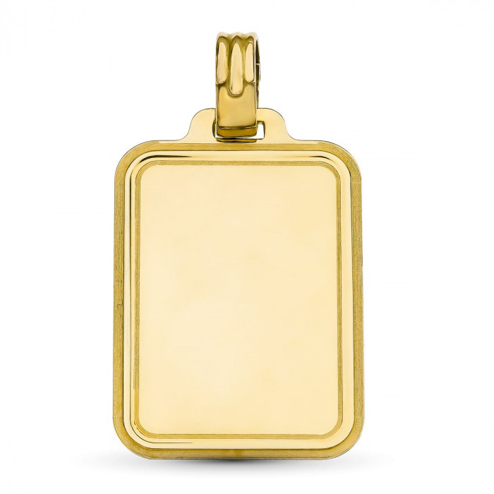 Placa reverso mate, 27x20mm | Joyería Gimeno | Tu joyería de confianza en Valencia