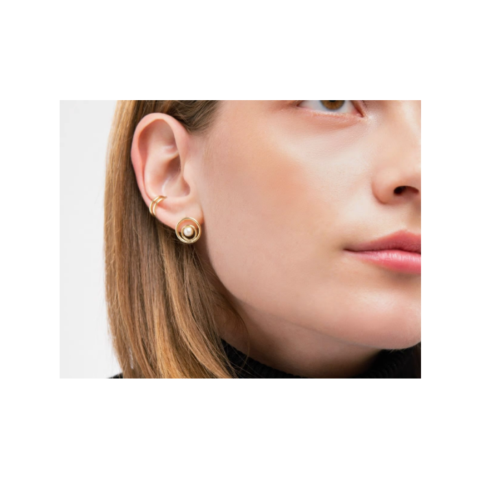 Pendientes perlita de Victoria Cruz | Joyería Gimeno | Tu joyería de confianza en Valencia