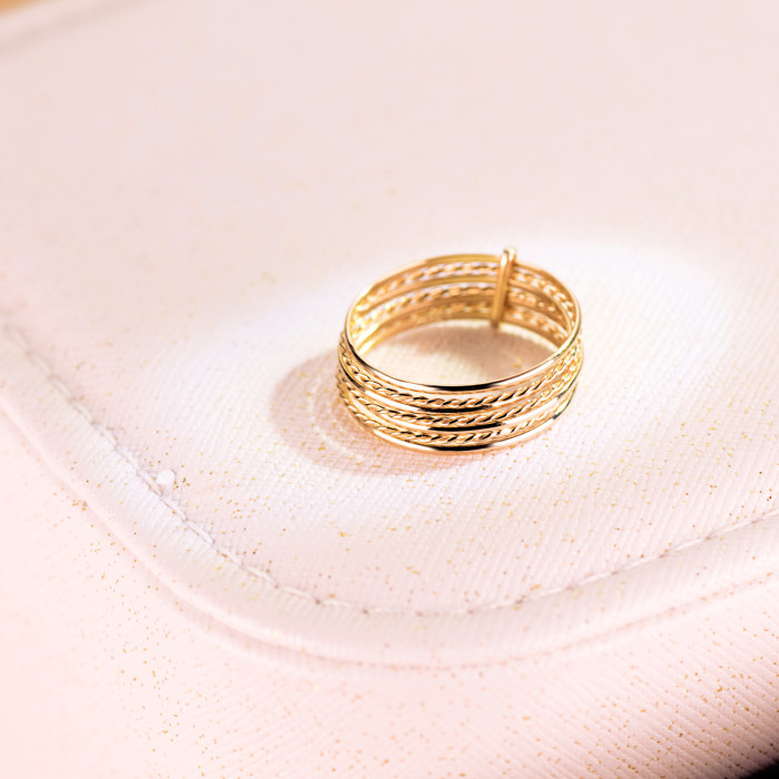 Sortija semanario oro  - Anillo | Joyería Gimeno | Tu joyería de confianza en Valencia