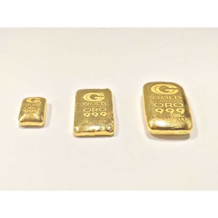 Lingote de Oro 24K - 5 gramos | Joyería Gimeno | Tu joyería de confianza en Valencia