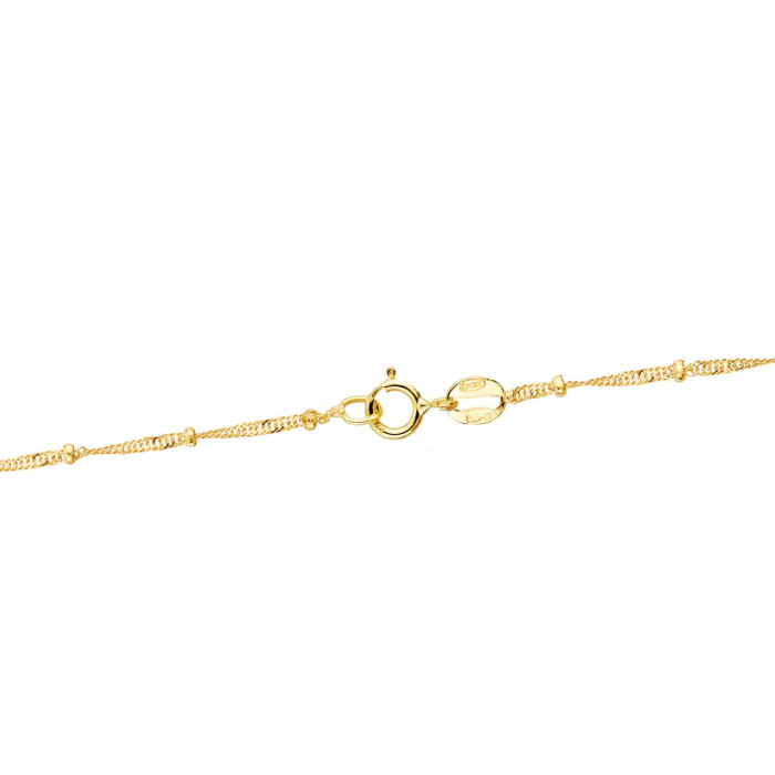 18k Cadena Maciza  Singapur Con Bolas Lisas. Largo 45 Cm Ancho 1.2 Mm | Joyería Gimeno | Tu joyería de confianza en Valencia