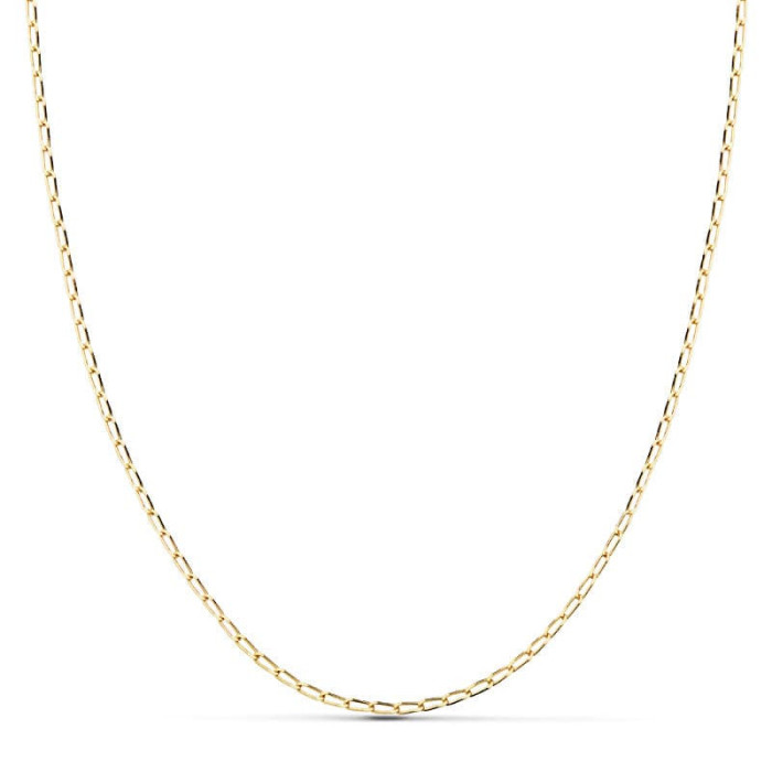 18k Cadena Maciza Bilbao 50 Cm 1.2 Mm 2.45 Gr | Joyería Gimeno | Tu joyería de confianza en Valencia