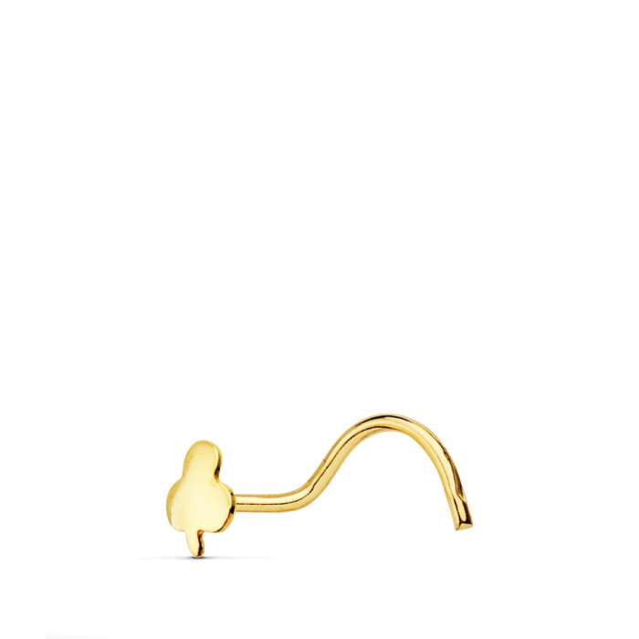 Piercing Nariz Trebol 3.5x3mm(pedido Minimo 6 Unidades Modelos Combinados Nariz) | Joyería Gimeno | Tu joyería de confianza en Valencia