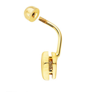 18k Piercing Ombligo Oro...