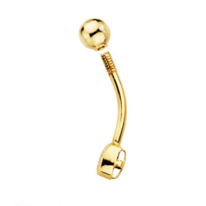 18k Piercing Ombligo...