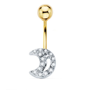 18k Piercing Ombligo...