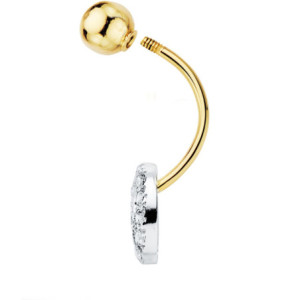 18k Piercing Ombligo...