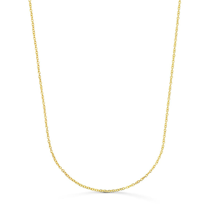 18k Cadena Oro Amarillo Forzada Maciza Ancho: 1,2mm Largo: 40cm | Joyería Gimeno | Tu joyería de confianza en Valencia