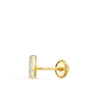 18k Piercing Oreja Oro...