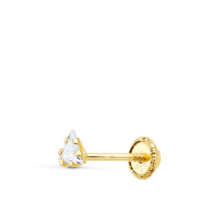 18k Piercing Oreja Oro...