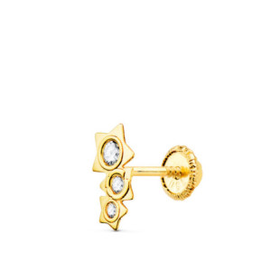 18k Piercing Oreja Oro...