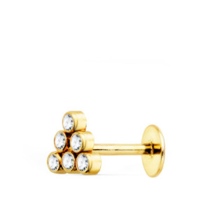 18k Piercing Oreja Oro...