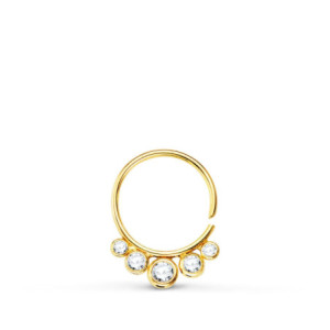 18k Piercing Oreja Oro...