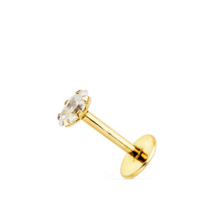 18k Piercing De Oreja Oro...