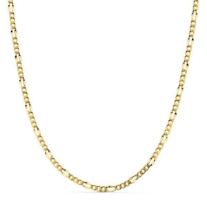 18k Cadena 3x1 Hueca 50 Cm...