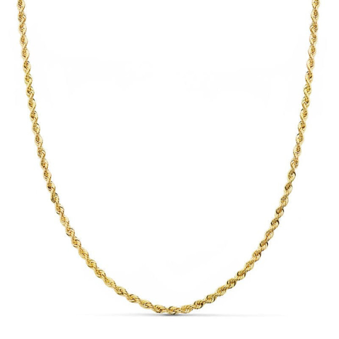 18k Cordon Salomonico 50 Cm Ligero 2 Mm | Joyería Gimeno | Tu joyería de confianza en Valencia