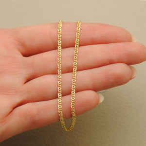 18k Cadena Oro Amarillo...