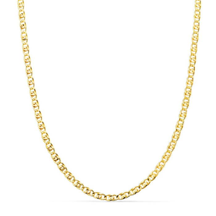 18k Cadena Oro Amarillo Ancla Hueca Largo 50cm Ancho 3 Mm | Joyería Gimeno | Tu joyería de confianza en Valencia