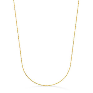 18k Cadena Rolo Maciza...