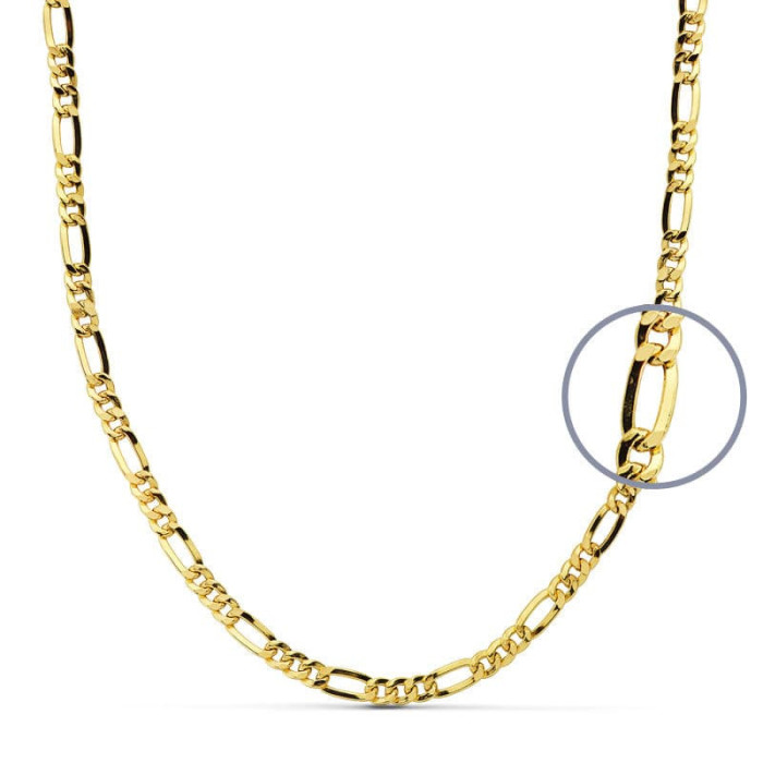 18k Cadena Cartier 60cm Hueca 3mm | Joyería Gimeno | Tu joyería de confianza en Valencia
