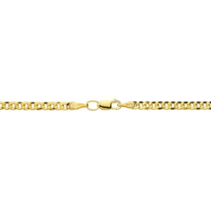 18k Cadena Barbada 60 Cm...