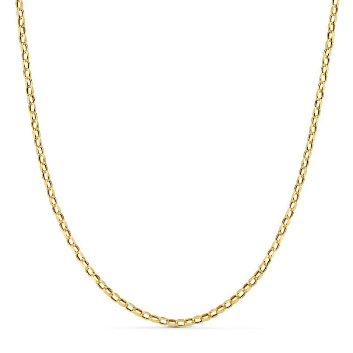 18k Cadena Forzada Hueca 60cm 2 Mm | Joyería Gimeno | Tu joyería de confianza en Valencia