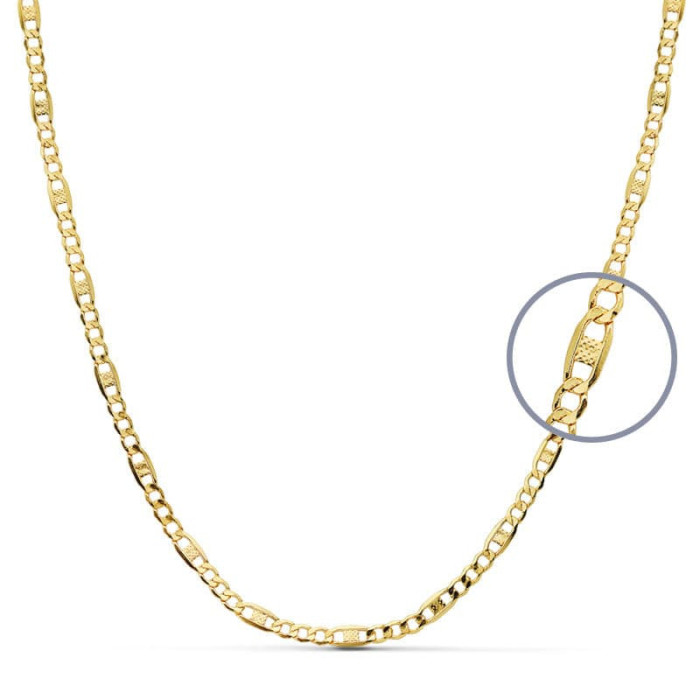 18k Cadena Hueca 50 Cm 2.5 Mm 3.60 Gr | Joyería Gimeno | Tu joyería de confianza en Valencia