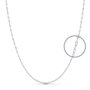 18k Cadena Maciza Oro...