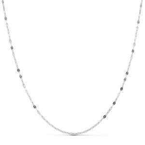18k Cadena Maciza Oro...