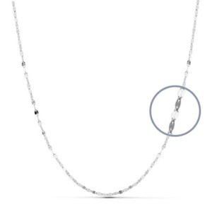 18k Cadena Maciza Oro...