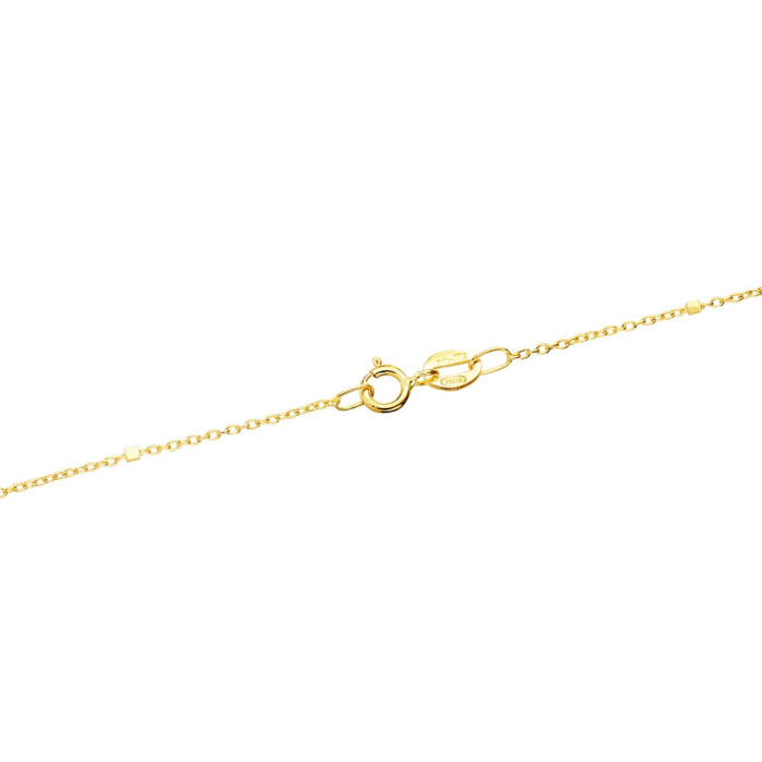 18k Cadena Maciza Combinada Forzada Y Cubos. Largo 45 Cm Ancho 1 Mm | Joyería Gimeno | Tu joyería de confianza en Valencia