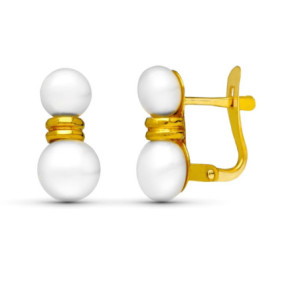 18k Pendientes Oro Amarillo...