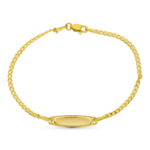 18k Esclava Oro Amarillo...