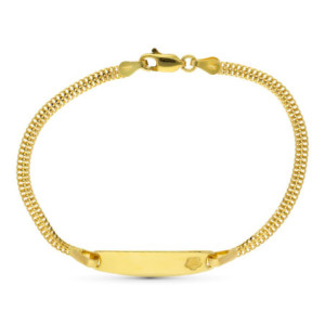 18k Esclava Oro Amarillo...