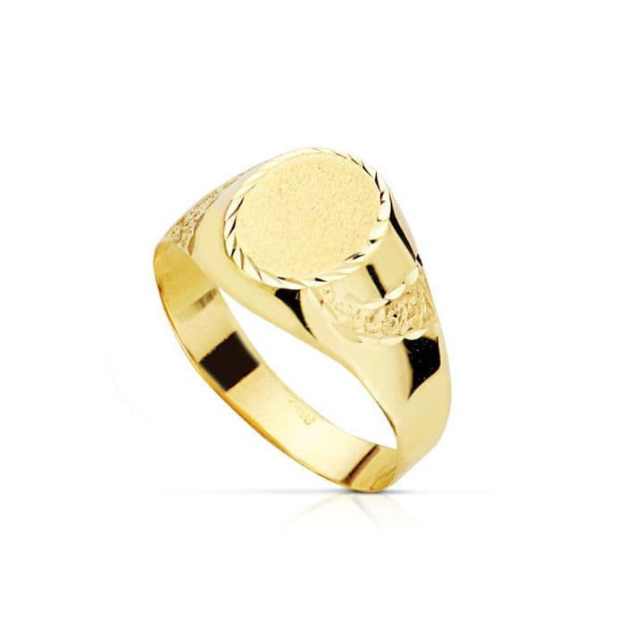 18k Sello Cadete Tallado Hueco | Joyería Gimeno | Tu joyería de confianza en Valencia