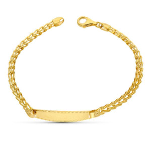 18k Esclava Oro Amarillo...