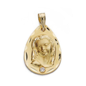 18k Medalla Virgen NiÑa...