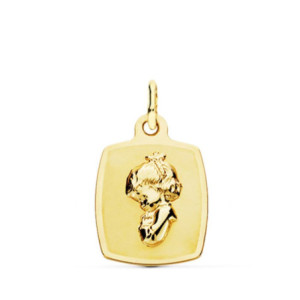 18k Medalla Virgen NiÑa...