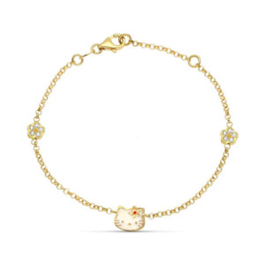 18k Pulsera Oro Amarillo...
