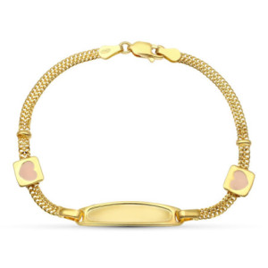 18k Esclava Oro Amarillo...