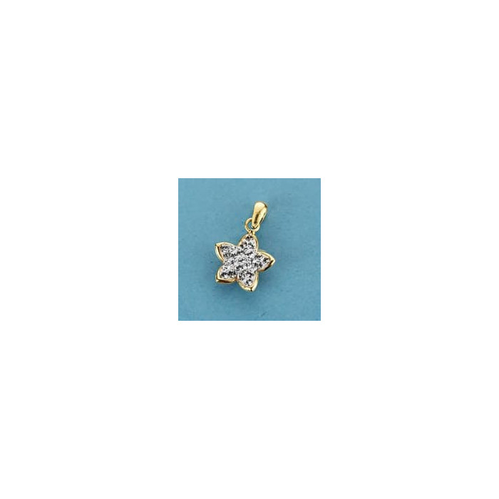 18k Colgante Estrella Circonitas | Joyería Gimeno | Tu joyería de confianza en Valencia