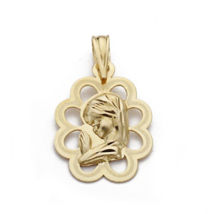 18k Medalla Virgen NiÑa...