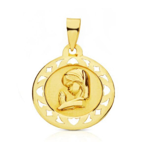 18k Medalla Virgen NiÑa...