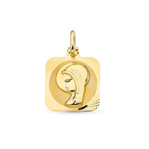 18k Medalla Oro Amarillo...