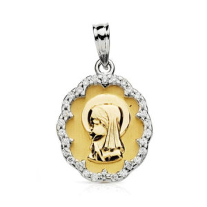 18k Medalla Virgen NiÑa...