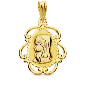 18k Medalla Virgen NiÑa...