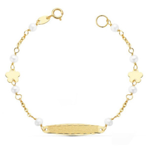 18k Esclava Perla 3.5 Mm...
