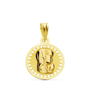 18k Medalla Virgen NiÑa...