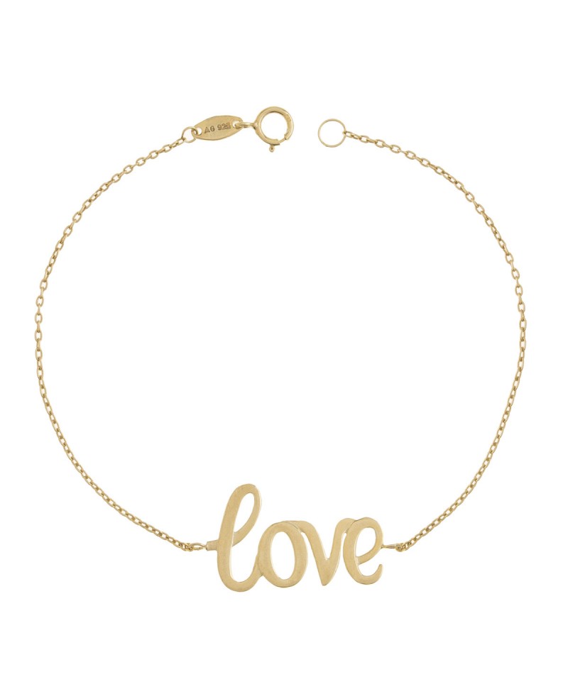 Pulsera de MUA MUA LOVE dorada | Joyería Gimeno | Tu joyería de confianza en Valencia